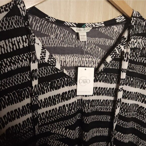 Cato Womens New Plus Stretchy Top 14-16 - Picture 3 of 6